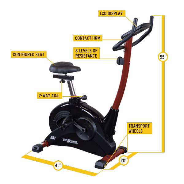 Best Fitness Upright Bike