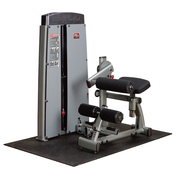 Body-Solid - Dual Ab/Back, FREESTANDING, W STACK