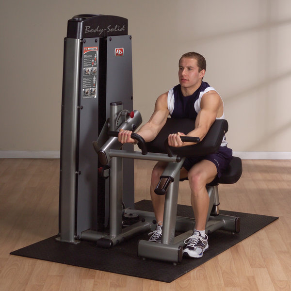 Body-Solid - Dual Bi/Tricep Machine, FREESTANDING, W STACK