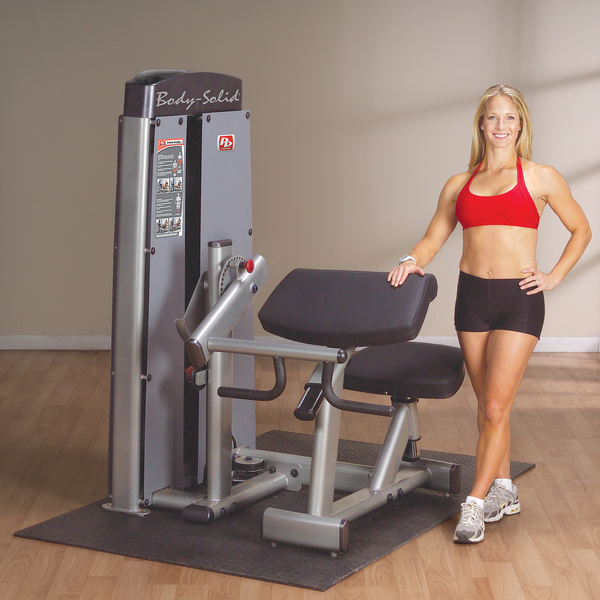 Body-Solid - Dual Bi/Tricep Machine, FREESTANDING, W STACK