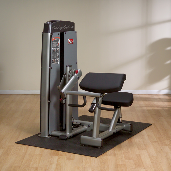 Body-Solid - Dual Bi/Tricep Machine, FREESTANDING, W STACK