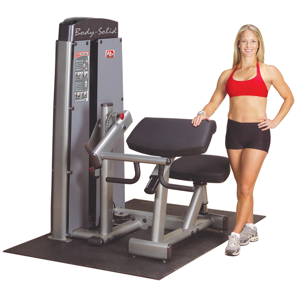 Body-Solid - Dual Bi/Tricep Machine, FREESTANDING, W STACK