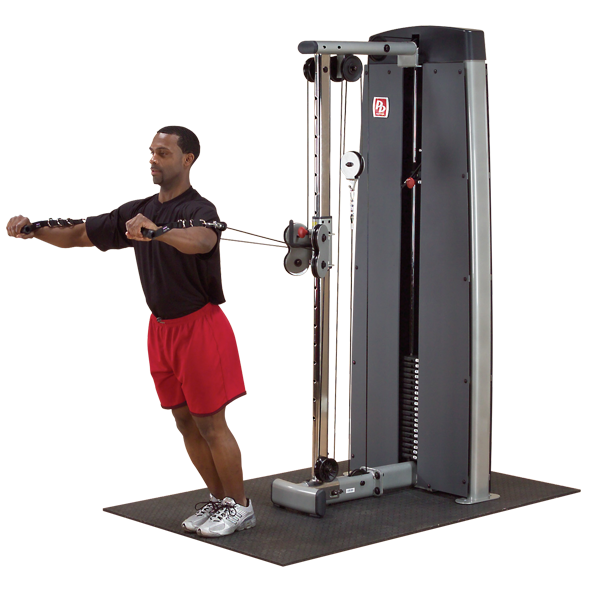 Body-Solid - Dual Cable Column-Machine, FREESTANDING W STACK