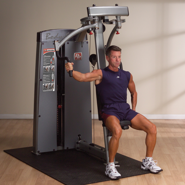 Body-Solid - DUAL PEC/FLY-MACHINE, FREESTANDING 210LB STACK