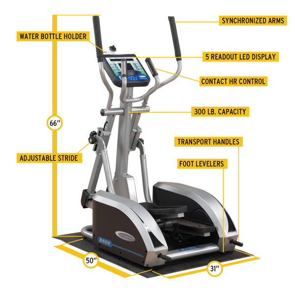 Body-Solid - ENDURANCE ELLIPTICAL AS
