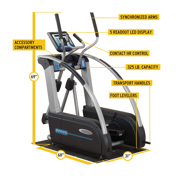 Body-Solid - ENDURANCE ELLIPTICAL LC