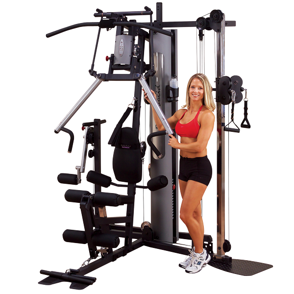 Body-Solid - 2 STACK BI-ANGULAR HOME GYM