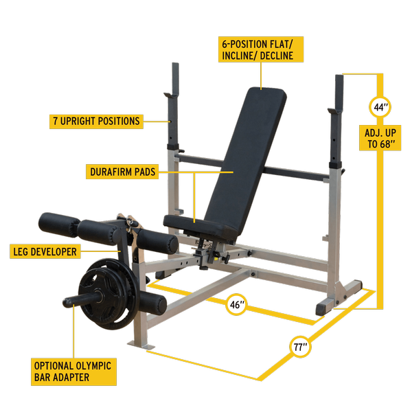 Body-Solid - Power Center Combo Bench