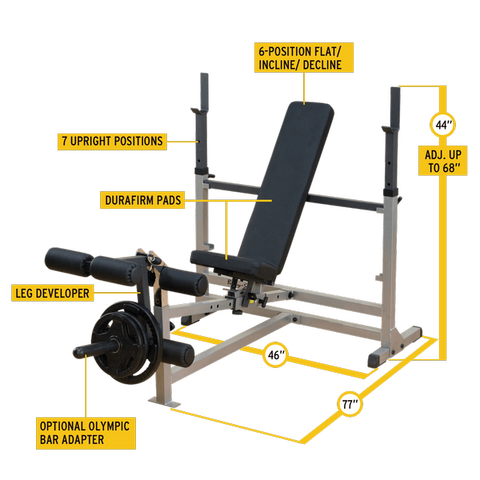Body-Solid - Power Center Combo Bench