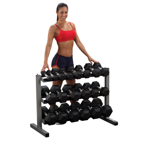 Body-Solid - Dumbell Rack, 3 tier Horizontal