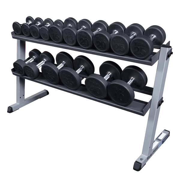 Body-Solid - 2 Tier Horizontal Dumbell Rack