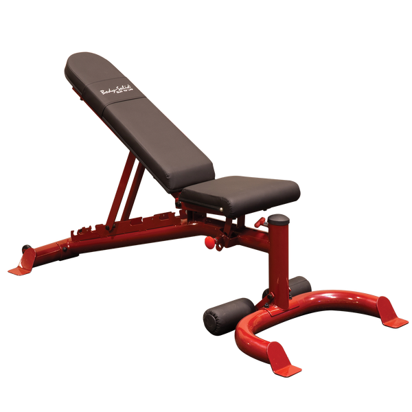 Body-Solid - FLAT/INCLINE/DECLINE BENCH, RED FRAME