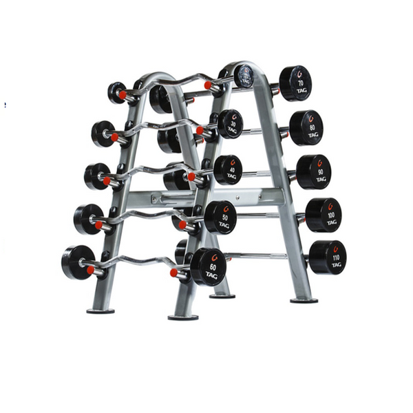 TAG 10 Unit Barbell Rack Weight Room Equipment Bigger Faster Stronger