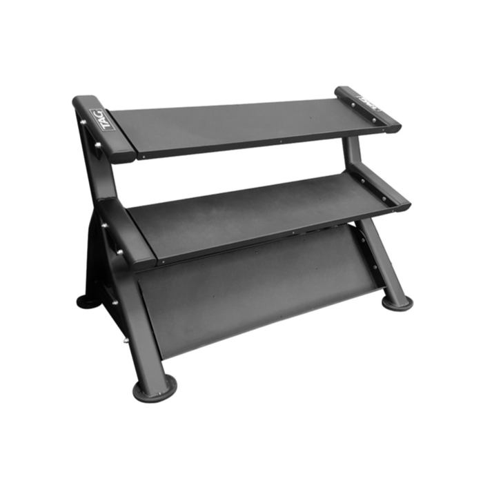 TAG 3 Tier Horizontal Dumbbell Rack - Trays