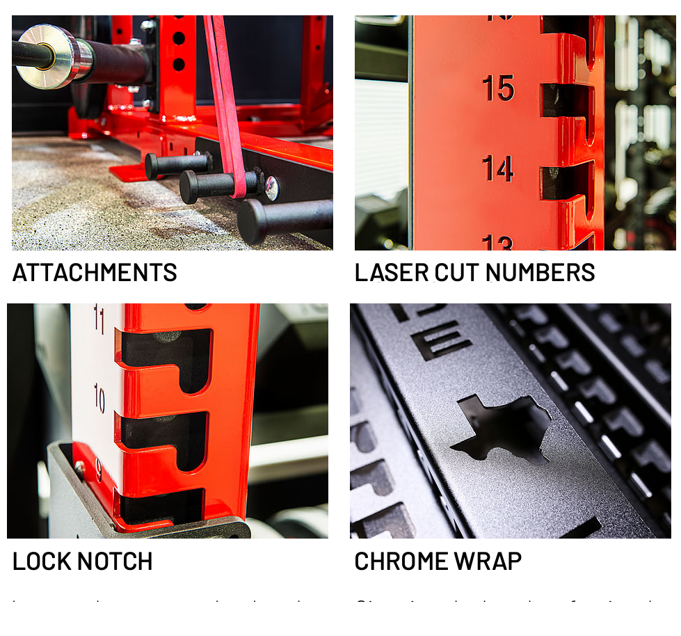 Ultra Pro 8' Power Rack/Half Rack Combo Single Storage Post
