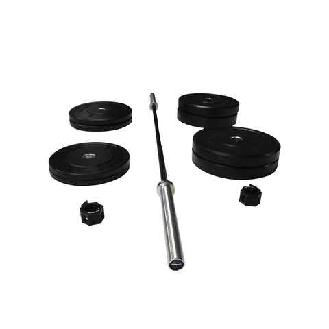 Torque X-SERIES ACCESSORY - Bumper Plate Station Colored Package - 20 KG Bar