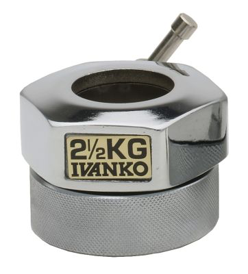 COC 2.5KG Olympic Pressure Ring Collar, Chrome.