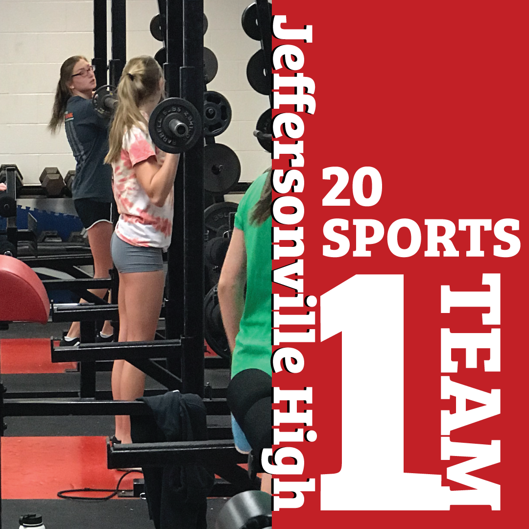 Jeffersonville High Swim Team Weigh Training 