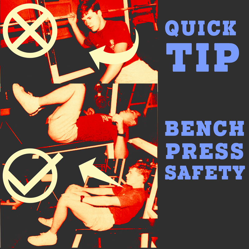 Exiting the Bench Press Properly