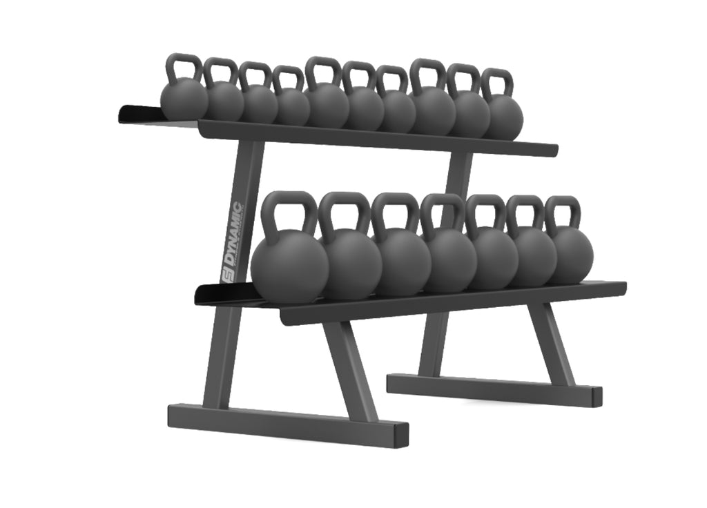 Dynamic Storage - 2 Tier Kettlebell Rack 60" Width