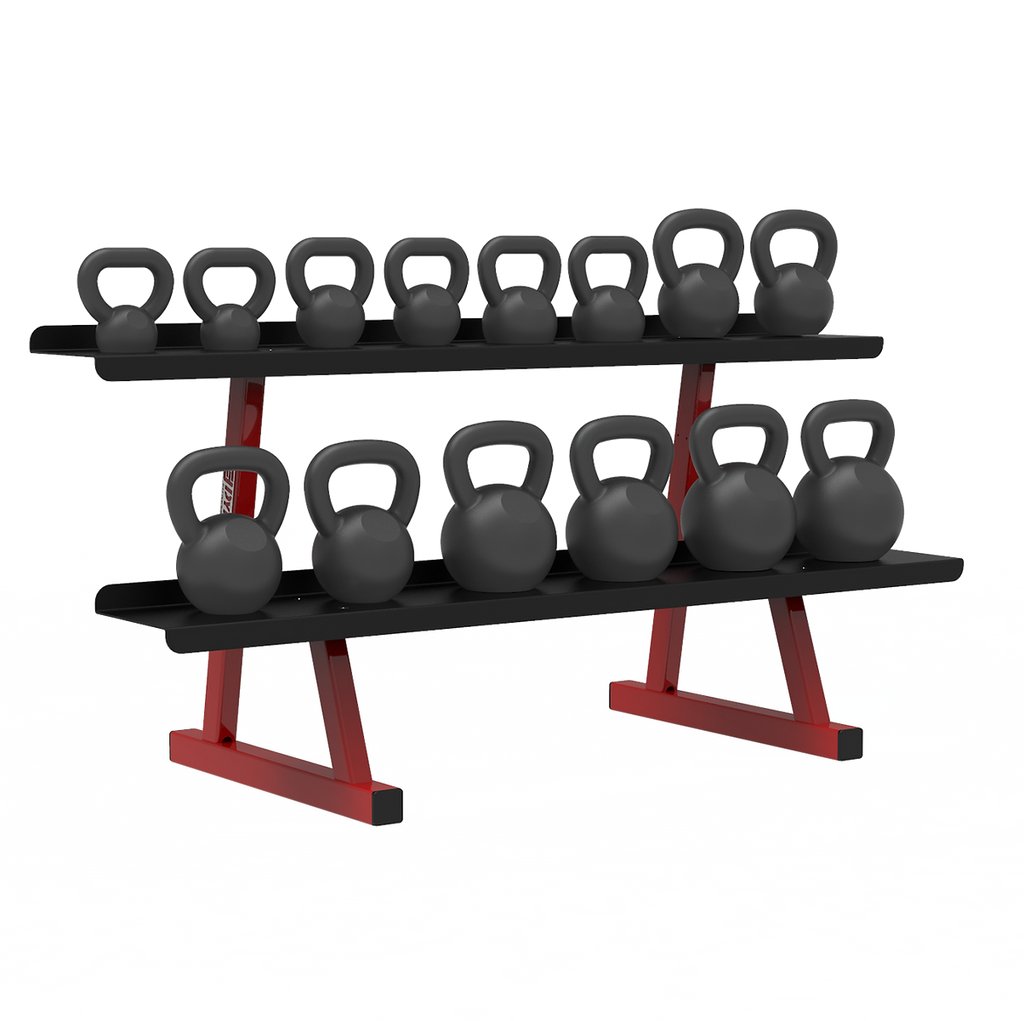 Dynamic Storage - 2 Tier Kettlebell Rack 60" Width