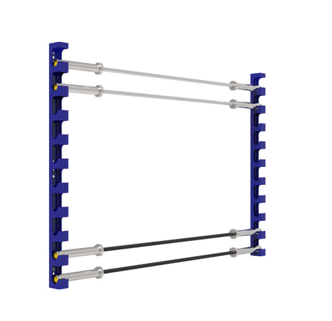 Dynamic Storage - 10 Bar Wall Mounted Rack