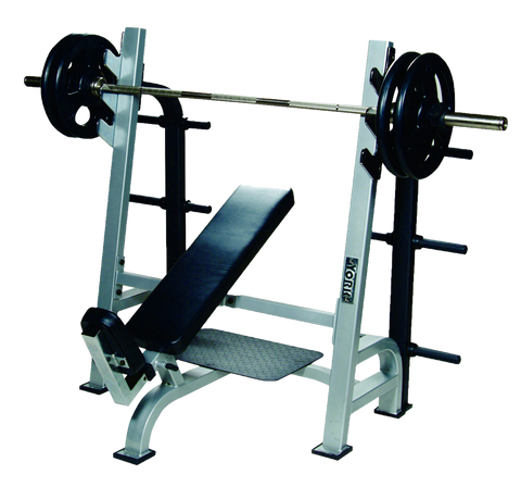 ST Olympic Incline Bench w/Gun Racks - York