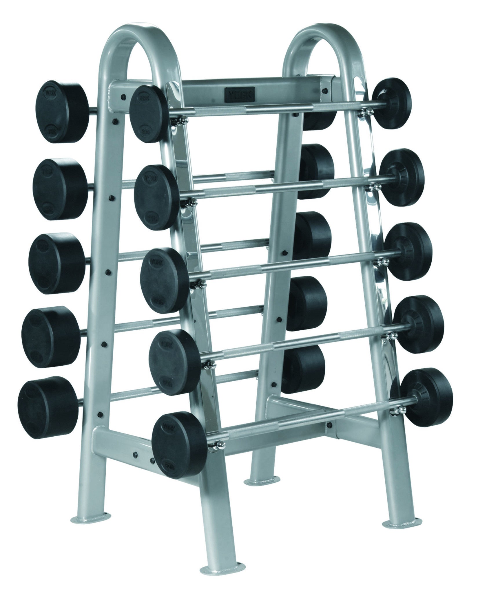 Fixed Curl and Straight Barbells Storage Pro Style York