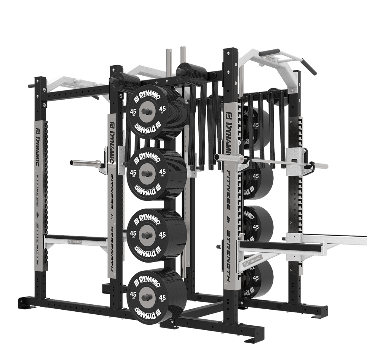 Lifting Equipment Mirafit M210 Half Power Rack Power Cage Lifting