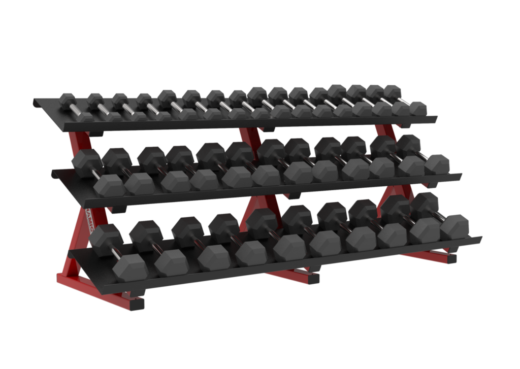 Ultra Pro 3-Tier Hex Dumbbell Rack