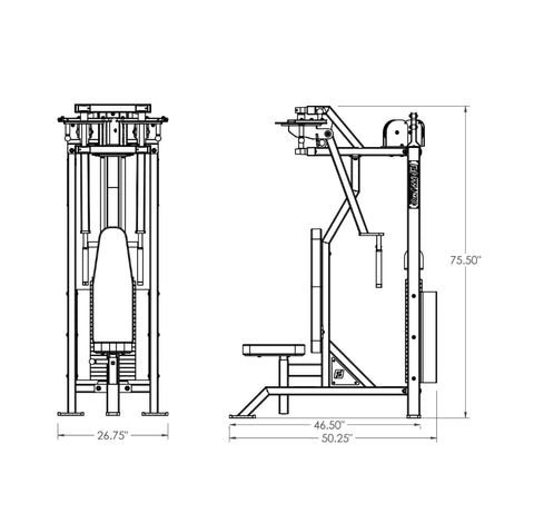 Ultra Pro Rear Delt/Pec Machine - 250LB Stack