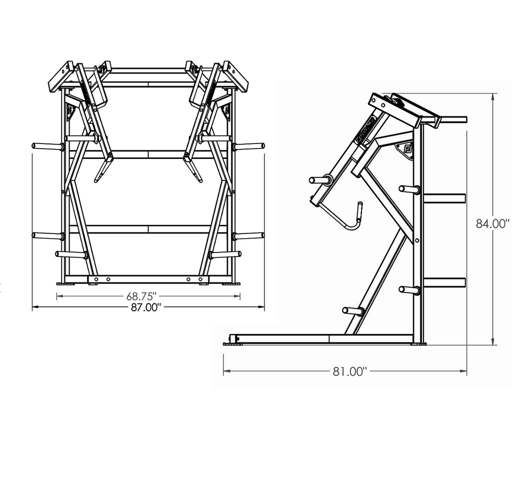 Ultra Pro Free Standing Jammer - Plate Loaded