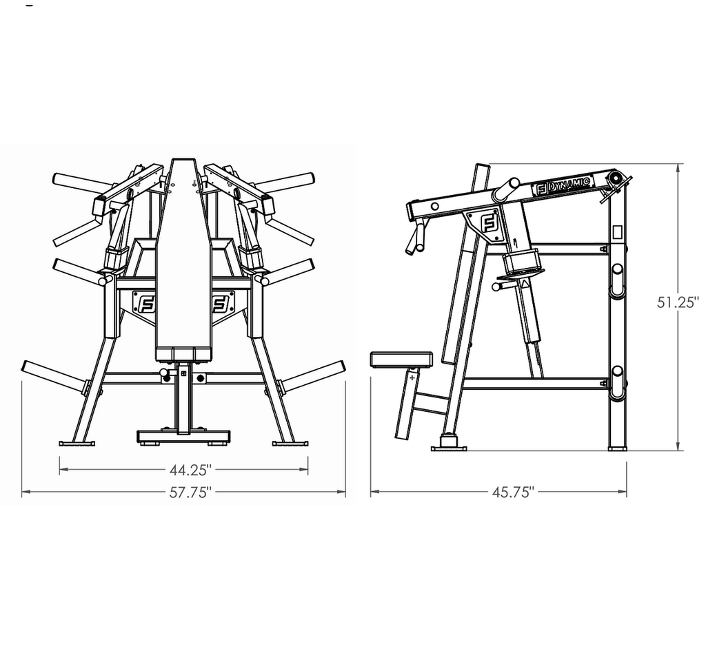 Ultra Pro Bilateral Converging Shoulder Press - Plate Loaded by Rae Crowther