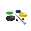 Torque X-SERIES BUMPER PLATE STATION COLORED PACKAGE - 20 KG