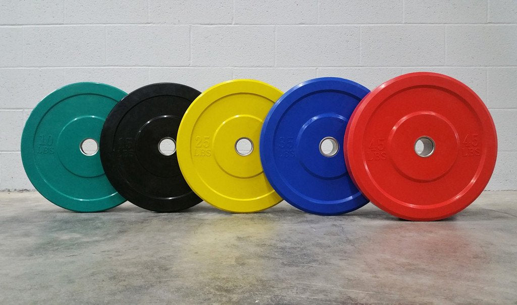 DYNAMIC BUMPER PLATES COLORED 17.7 Weight Room Equipment Bigger Faster Stronger