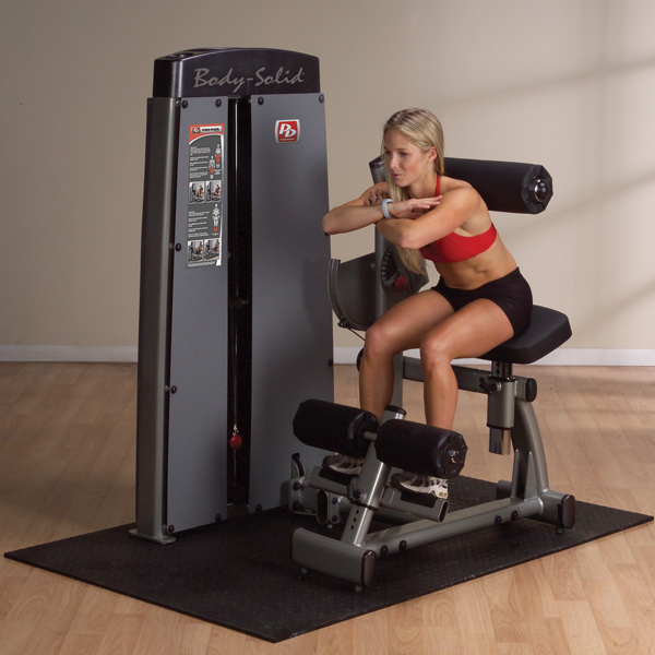 Body-Solid - Dual Ab/Back, FREESTANDING, W STACK