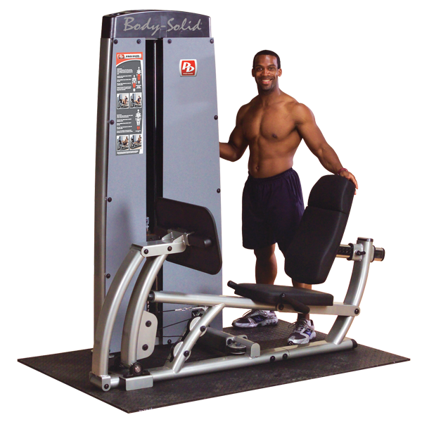 Body-Solid - Dual Leg/Calf Machine FREESTANDING, W STACK