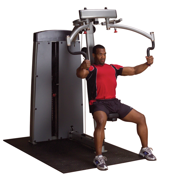 Body-Solid - DUAL PEC/FLY-MACHINE, FREESTANDING 210LB STACK