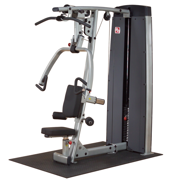 Body-Solid - DUAL PRESS/LAT STATION-MACHINE, FREESTANDING 210LB STACK