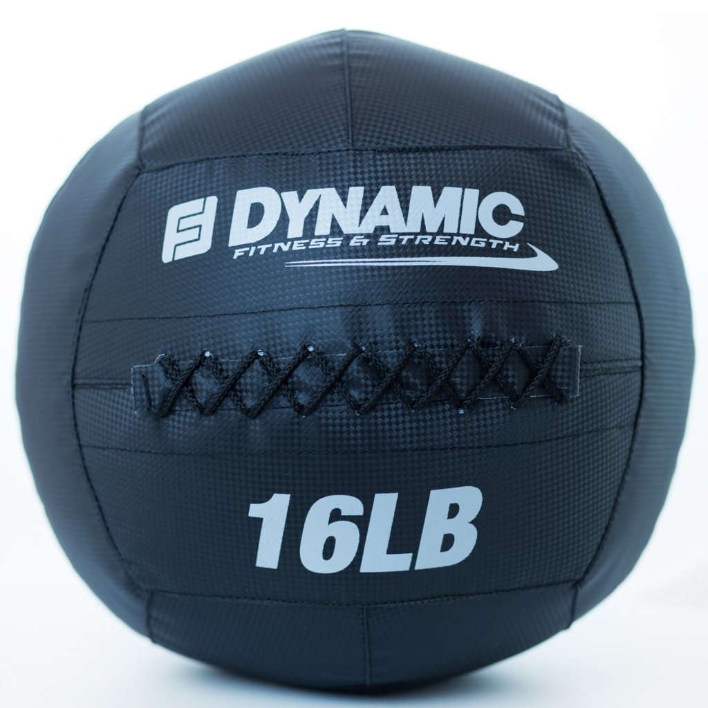 DYNAMIC - WALL BALLS - 35 CM - BLACK/GRAY W/BLACK PRINT