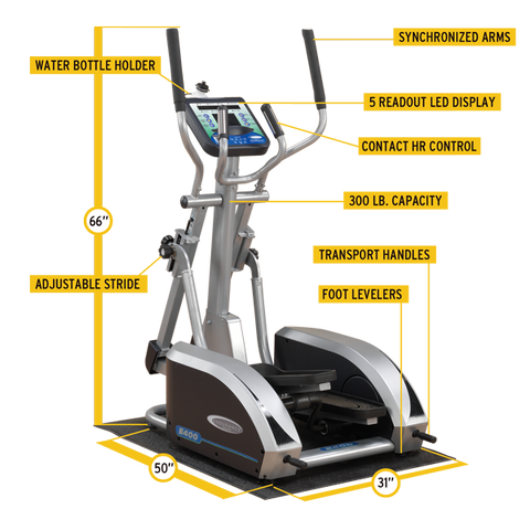 Body-Solid - ENDURANCE ELLIPTICAL AS