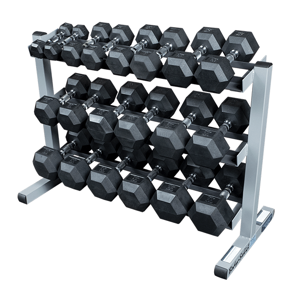 Body Solid Dumbell Rack 3 tier Horizontal