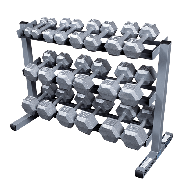 Body-Solid - Dumbell Rack, 3 tier Horizontal – Weight Room