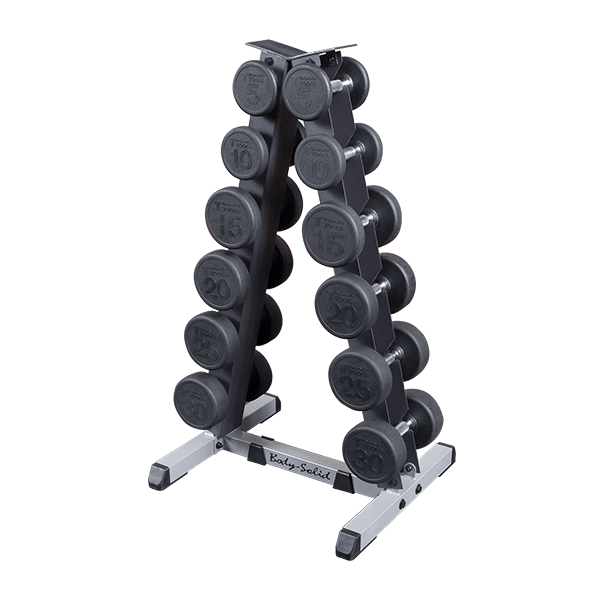 Body Solid 2 Tier Vertical Dumbell Rack Weight Room Equipment