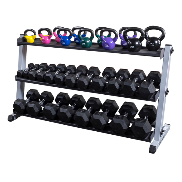 Body-Solid - GDR60 KETTLEBELL SHELF