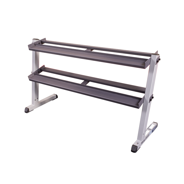 Body-Solid - 2 Tier Horizontal Dumbell Rack