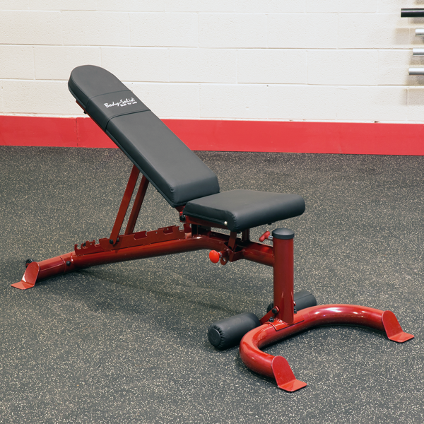 Body-Solid - FLAT/INCLINE/DECLINE BENCH, RED FRAME