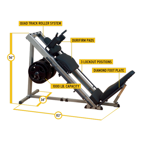 Body-Solid - Leg Press/Hack Squat