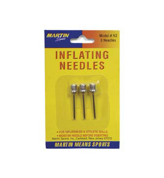 Inflating Needles-3 needle card