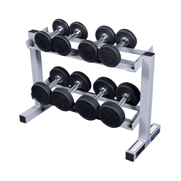 Body Solid Powerline Dumbbell Rack Weight Room Equipment